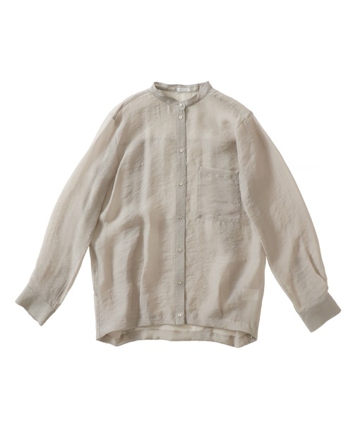 DRESSLAVE（ドレスレイブ）の「soft bubble sheer shirt(ソフトシアーバブルシャツ)（シャツ/ブラウス・レディース・グレー/ホワイト・38）」の2枚目の写真