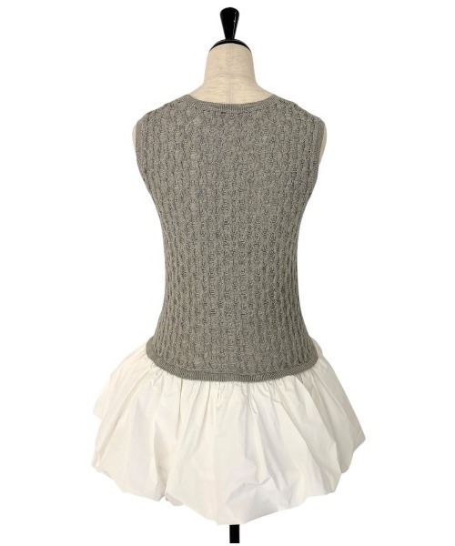 HONEY MI HONEY（ハニーミーハニー）の「taffeta balloon knit tunic（ニット/セーター・レディース・オフホワイト/ブラック/グレー・FREE）」の13枚目の写真