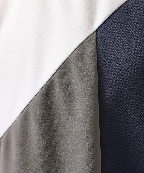 THE SHOP TK （ザ ショップ ティーケー ）の「アムンゼン異素材切替半袖Tシャツ（Tシャツ/カットソー・メンズ・ホワイト系7/グリーン系5/ホワイト系8/ネイビー系4・02/03/04）」の11枚目の写真