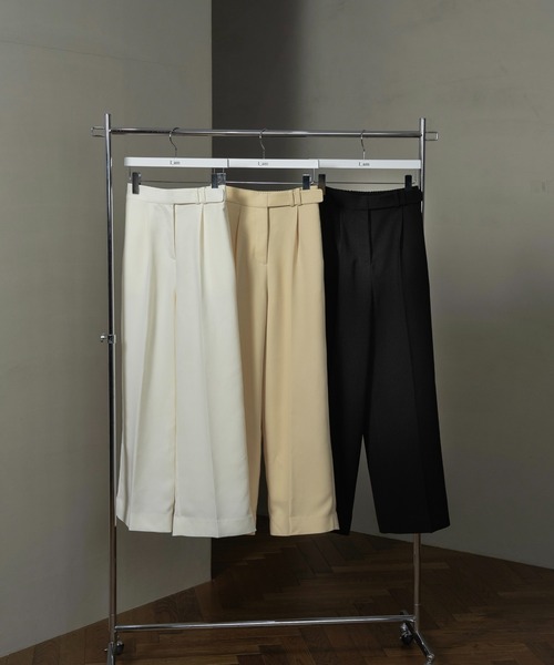belted pants / ベルテッドパンツ（その他パンツ）｜I_am