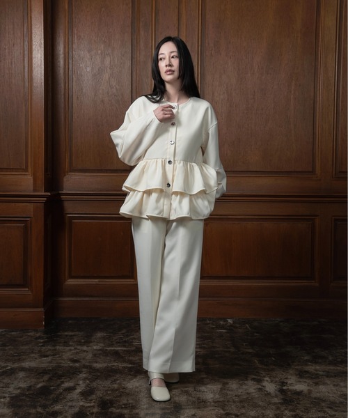 パンツ i_am belted pants belted pants / ベルテッドパンツ（その他パンツ）｜I_am