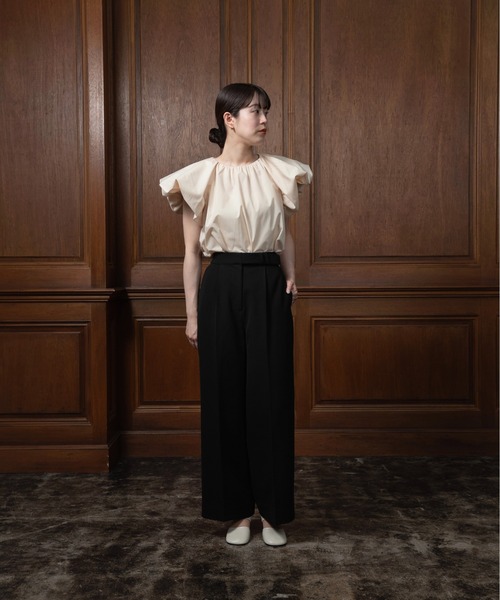 パンツ i_am belted pants belted pants / ベルテッドパンツ（その他パンツ）｜I_am