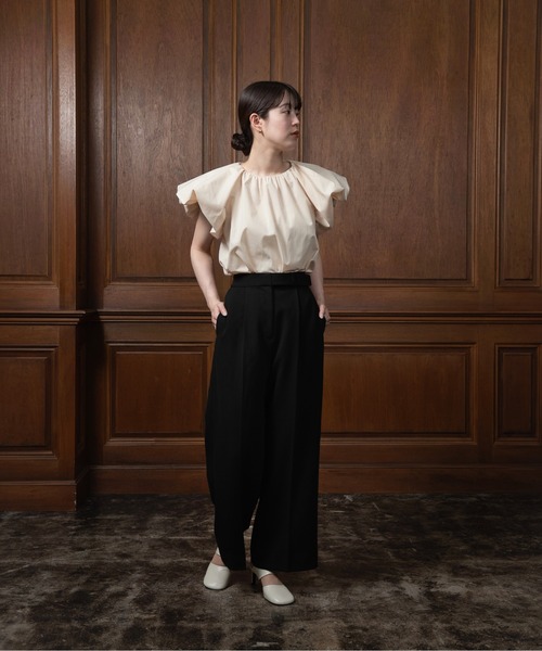 【同梱不可】 belted pants / ベルテッドパンツ（その他パンツ）｜I_am パンツ