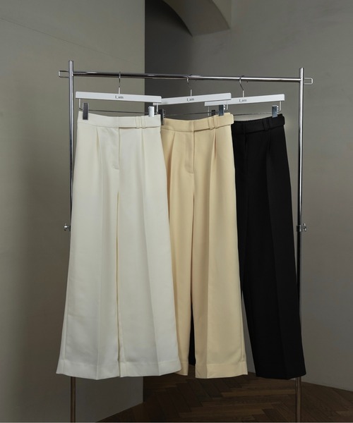 belted pants / ベルテッドパンツ（その他パンツ）｜I_am