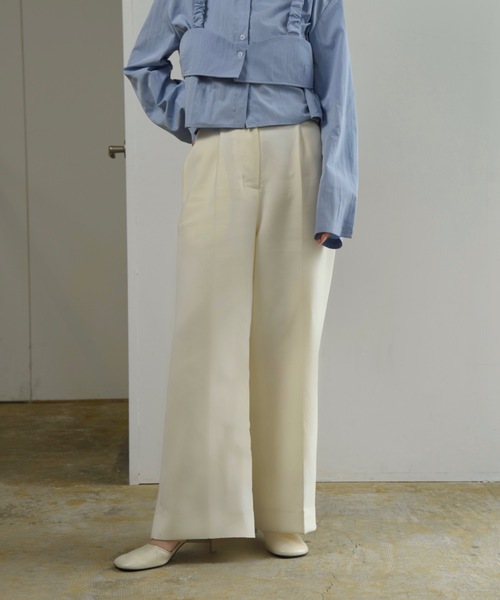 I_am（アイアム）の「belted pants / ベルテッドパンツ（その他パンツ・レディース・イエロー/ブラック/アイボリー・SMALL/X-SMALL/MEDIUM）」の20枚目の写真