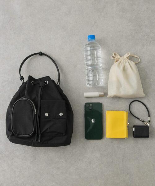 SENSE OF PLACE by URBAN RESEARCH(センスオブプレイスバイアーバンリサーチ)の「撥水2WAYマルチポケットナイロンバッグ(ショルダーバッグ・レディース・カーキ/ブラック/ベージュ・ONE)」の21枚目の写真