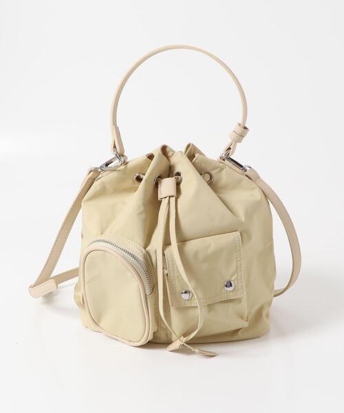 SENSE OF PLACE by URBAN RESEARCH(センスオブプレイスバイアーバンリサーチ)の「撥水2WAYマルチポケットナイロンバッグ(ショルダーバッグ・レディース・カーキ/ブラック/ベージュ・ONE)」の8枚目の写真