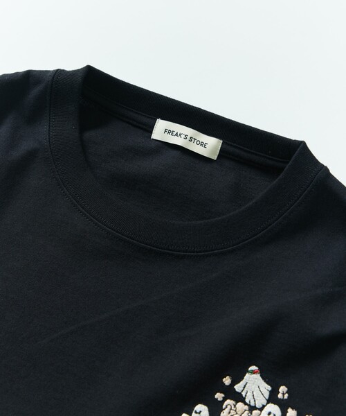 セール】限定展開 リラックスフィット ワンポイント刺繍 クルーネック