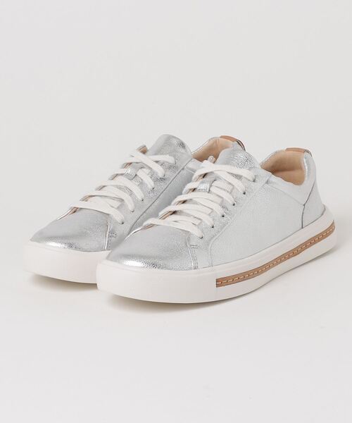【美品】クラークス Un Maui Lace スニーカー 本革  UK6D 24 Un Maui Lace / アンマウイレース （ブラッシュレザー） -Clarks