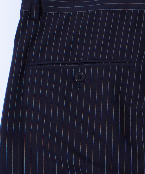 WHO'S WHO gallery（フーズフーギャラリー）の「【セットアップ対応】オーサムタックワイドスラックス（スラックス・メンズ・ブラック/ネイビー・FREE）」の17枚目の写真