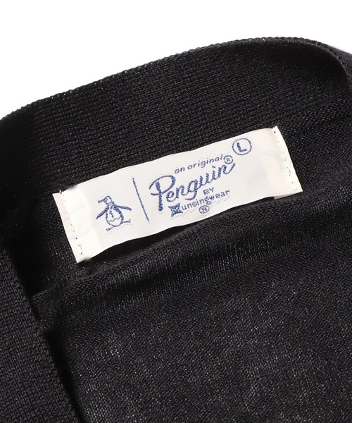 penguin BY MUNSINGWEAR（ペンギン バイ マンシングウェア）の「Penguin by Munsingwear/ペンギン バイ マンシングウェア  HIGH GAUGE SHORT SLEEVE CARDIGAN カーディガン（カーディガン/ボレロ・メンズ・ブラック・XL/L/M）」の8枚目の写真