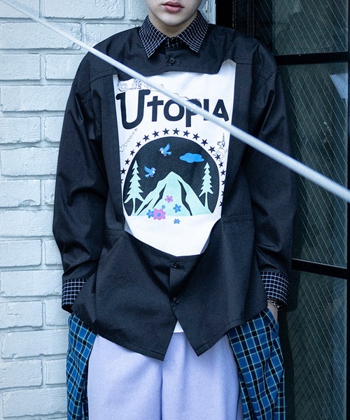 MILKBOY(ミルクボーイ)の「FRAME シャツ(シャツ/ブラウス・レディース・A/B・FREE)」の2枚目の写真