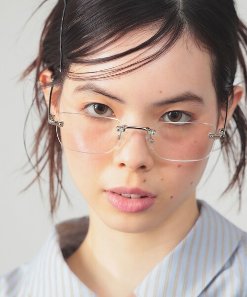 NOEYEDIA（ノーアイディア）の「noeyedia / メガネ "NE462SI"（メガネ・レディース・シルバー・ONE SIZE）」の2枚目の写真