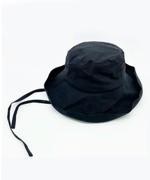 polcadot（ポルカドット）の「リネンエッジアップハット・ストラップ付き（ハット）」