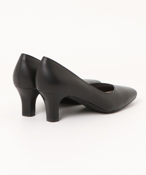 MELMO(メルモ)の「スクエアトゥプレーンパンプス(パンプス・レディース・ブラック・23.0cm/23.5cm/24.0cm/24.5cm/22.5cm)」の2枚目の写真