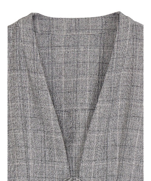 【Ameri/アメリ】LIGHT TWEED WAIST SHAPE TOP Ameri（アメリ）の「LIGHT TWEED WAIST SHAPE TOP（Tシャツ
