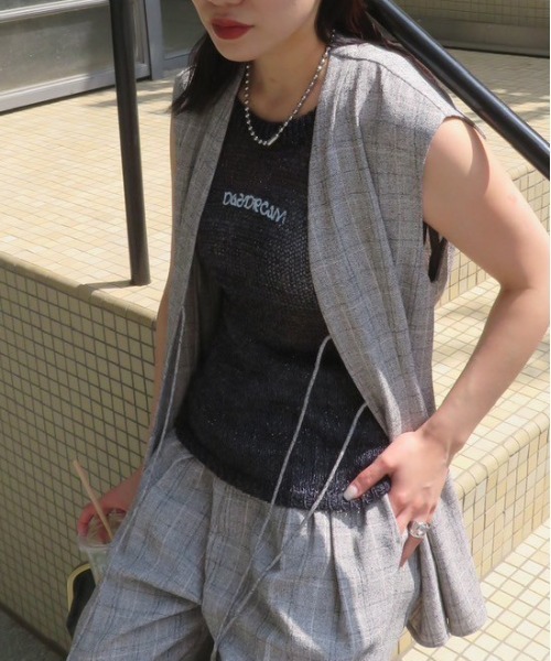 トップス AMERI TOP bjt HALTER NECK LONG SLEEVE SET TOP（Tシャツ/カットソー）｜Ameri
