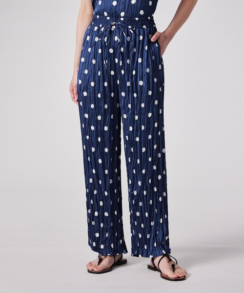 Paul Smith（ポールスミス）の「ウィメンズ "Large Polka" ワイドパンツ / 155054 347T（その他パンツ・レディース・インディゴブルー・40/38/44L）」の5枚目の写真