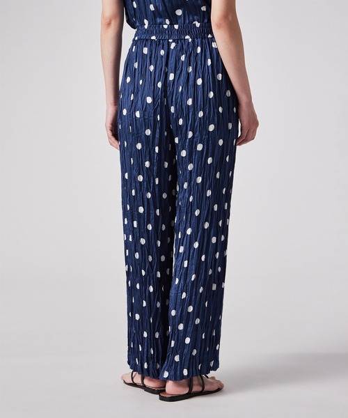 Paul Smith（ポールスミス）の「ウィメンズ "Large Polka" ワイドパンツ / 155054 347T（その他パンツ・レディース・インディゴブルー・40/38/44L）」の6枚目の写真