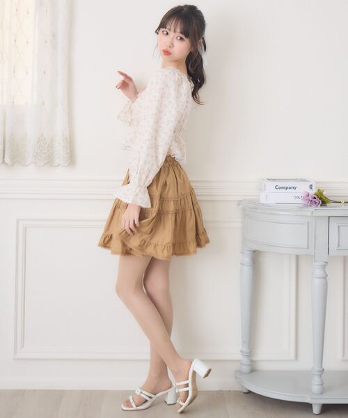 チェスティ♡完売品♡リボンシャツ 半袖 セール】ステッチリボンBL(シャツ/ブラウス)|ems excite