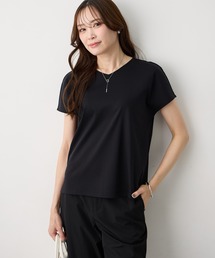 フレンチVネックTシャツ【スムース加工・UVカット・接触冷感】
