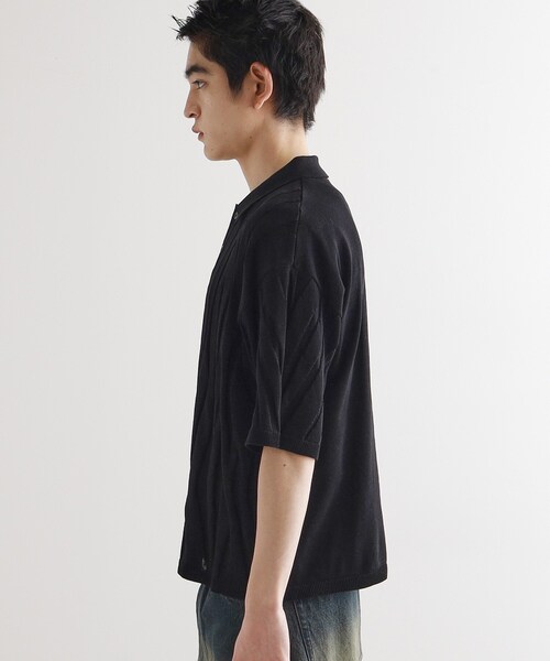 tk.TAKEO KIKUCHI（ティーケータケオキクチ）の「ジャカードニットポロ（ニット/セーター・メンズ・グレー/ブラック/ライトブルー・02/03）」の18枚目の写真