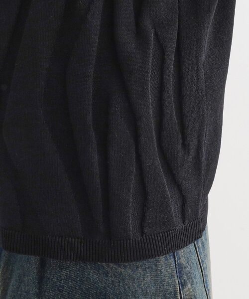 tk.TAKEO KIKUCHI（ティーケータケオキクチ）の「ジャカードニットポロ（ニット/セーター・メンズ・グレー/ブラック/ライトブルー・02/03）」の22枚目の写真