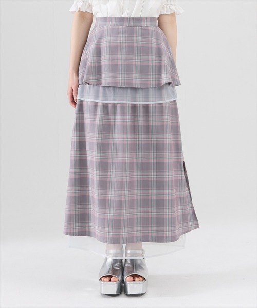 REDYAZEL(レディアゼル)の「チュールレイヤードスカート(スカート・レディース・ブラック/ベージュ/グレー・SMALL/MEDIUM)」の18枚目の写真