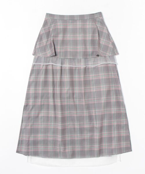REDYAZEL(レディアゼル)の「チュールレイヤードスカート(スカート・レディース・ブラック/ベージュ/グレー・SMALL/MEDIUM)」の5枚目の写真