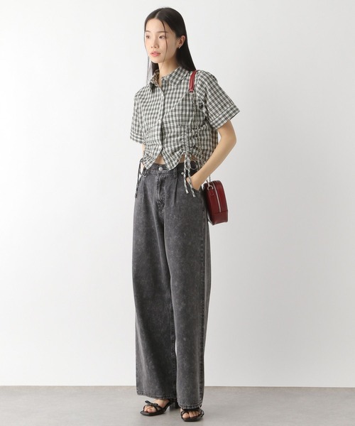 Heather（ヘザー）の「フェイクレザーハートBAG　450459（ショルダーバッグ・レディース・ブラック/レッド・ONE SIZE）」の3枚目の写真