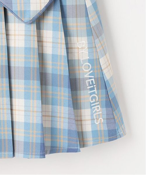 by LOVEiT（バイラビット）の「【ニコ☆プチ掲載】ハートポシェットスカート（スカート・キッズ・ラベンダー/サックスブルー/ピンク・150cm/160cm/120cm/130cm/140cm）」の8枚目の写真