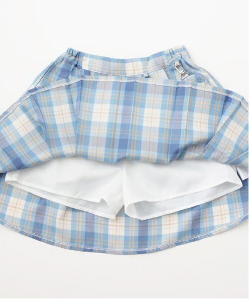 by LOVEiT（バイラビット）の「【ニコ☆プチ掲載】ハートポシェットスカート（スカート・キッズ・ラベンダー/サックスブルー/ピンク・150cm/160cm/120cm/130cm/140cm）」の9枚目の写真