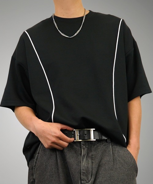 L'atelier(ラトリエ)の「肌触り ストレッチ Tシャツ半袖 冷感 ロゴ 無地(Tシャツ/カットソー・メンズ・ホワイト系1/ホワイト系2/ホワイト系3/ブラック系1/ブラック系2/ブラック系3/グレー系2/グレー系3/ブルー系1/ブルー系2/ブルー系3・L/M)」の13枚目の写真