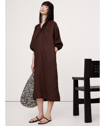Banana Republic（バナナリパブリック）の「リネン Vネック マキシ