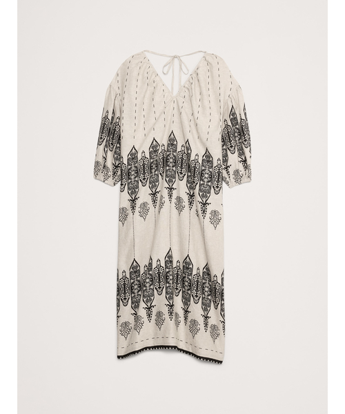 セール】リネン Vネック マキシドレス(ワンピース)|BANANA セール】リネン Vネック マキシドレス(ワンピース)|BANANA