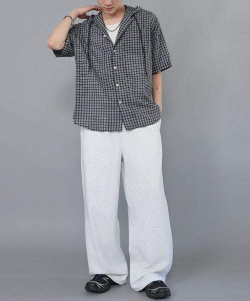 SPINNS（スピンズ）の「スウェットパンツ/バギーワイドシルエット/セットアップ対応（その他パンツ・メンズ・杢グレー/アッシュグレー/ブラック・L/M/S）」の14枚目の写真