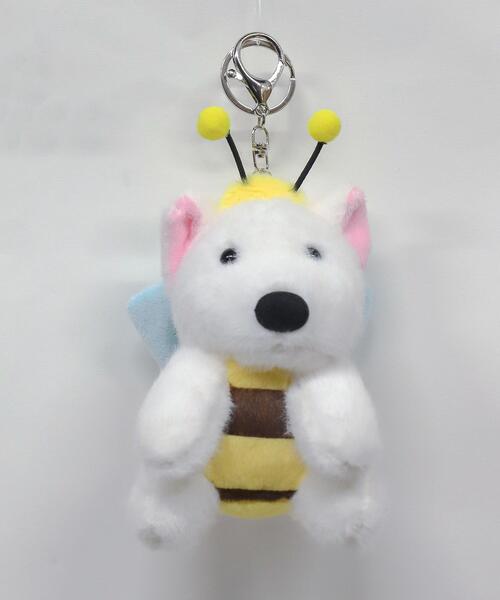 MIGO ミゴ ぬいぐるみキーホルダー（WEGO/みつばちわんこ