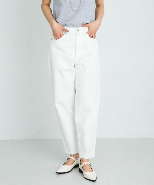 34サイズ/低身長向けも展開』ワイドテーパードデニム（デニムパンツ
