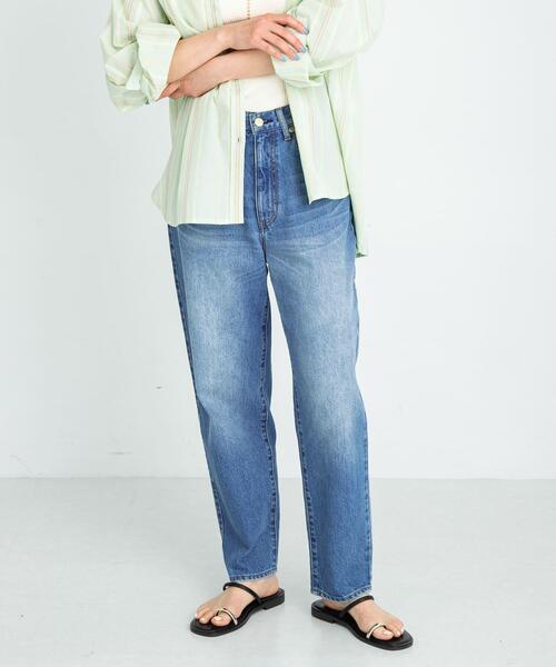 34サイズ/低身長向けも展開』ワイドテーパードデニム（デニムパンツ