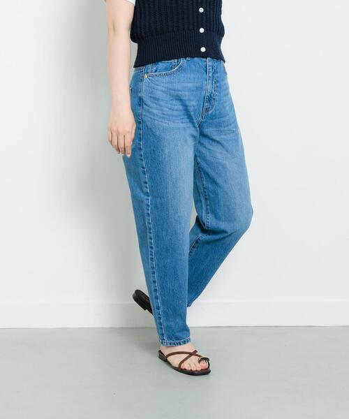 URBAN RESEARCH Sonny Label（アーバンリサーチサニーレーベル）の「『34サイズ/低身長向けも展開』ワイドテーパードデニム（デニムパンツ・レディース・ブルー/ホワイト・34/36/38）」の13枚目の写真