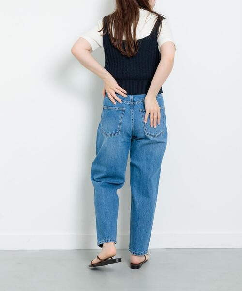 34サイズ/低身長向けも展開』ワイドテーパードデニム（デニムパンツ