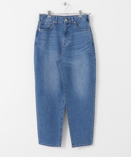 URBAN RESEARCH Sonny Label（アーバンリサーチサニーレーベル）の「『34サイズ/低身長向けも展開』ワイドテーパードデニム（デニムパンツ・レディース・ブルー/ホワイト・34/36/38）」の18枚目の写真