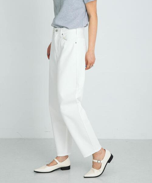 34サイズ/低身長向けも展開』ワイドテーパードデニム（デニムパンツ