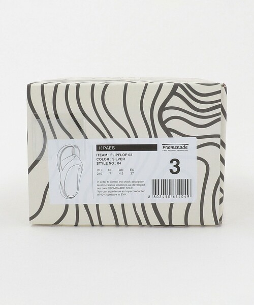 PAES（ペイズ）の「＜PAES＞メタリック NEW FLIPFLOP タビサンダル（サンダル・レディース・シルバー・23cm/24cm）」の11枚目の写真