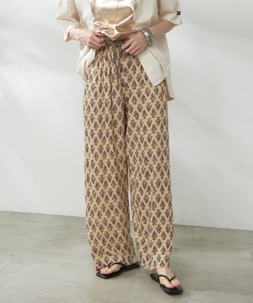 【未使用品】ISABEL MARANT ETOILE コットン総柄イージーパンツ セール】【WEB限定】総柄レーヨンイージーパンツ（その他パンツ