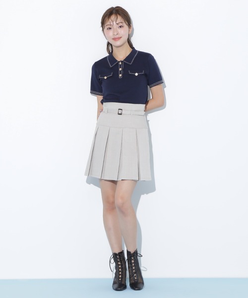 Wilson Mサイズ ベージュ プリーツスカート Wilson Mサイズ ベージュ プリーツスカート