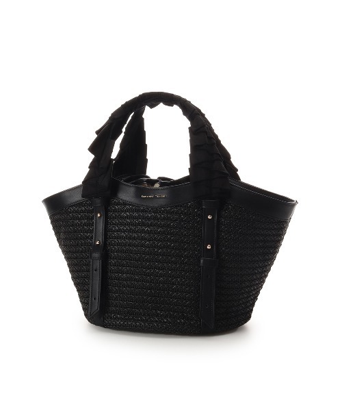 Samantha Thavasa(サマンサタバサ)の「巾着付きフリルハンドルカゴバッグ(ハンドバッグ・レディース・ブラック/カーキ/マルチ/キャメル・FREE)」の5枚目の写真
