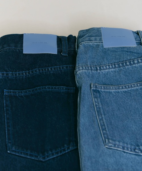 BLUE×PALANG（ブルーパラン）の「SLIT LONG DENIM SKIRT（デニムスカート・レディース・ライトブルー/ダークブルー・MEDIUM/SMALL）」の5枚目の写真