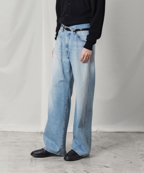 ATTACHMENT(アタッチメント)の「11OZデニム フラップジーンズ / 11OZ DENIM FLAP JEANS(デニムパンツ・メンズ・ライトインディゴブルー/ブラック・2/1/3)」の21枚目の写真