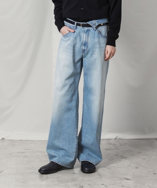 ATTACHMENT(アタッチメント)の「11OZデニム フラップジーンズ / 11OZ DENIM FLAP JEANS(デニムパンツ・メンズ・ライトインディゴブルー/ブラック・2/1/3)」の22枚目の写真